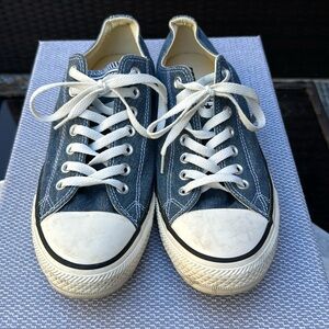 CONVERSE ALL STAR JEANS BLUE SIZE (MENS 8.5) (WOMENS 10.5)